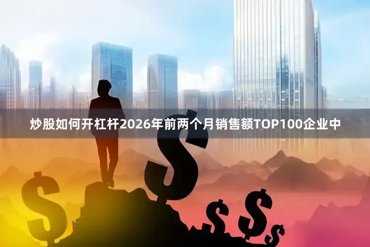 炒股如何开杠杆2026年前两个月销售额TOP100企业中